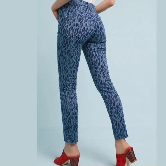 🛑SOLD Anthro PILCRO Leopard Mid-Rise SkinnyJeans - Picture 3 of 7